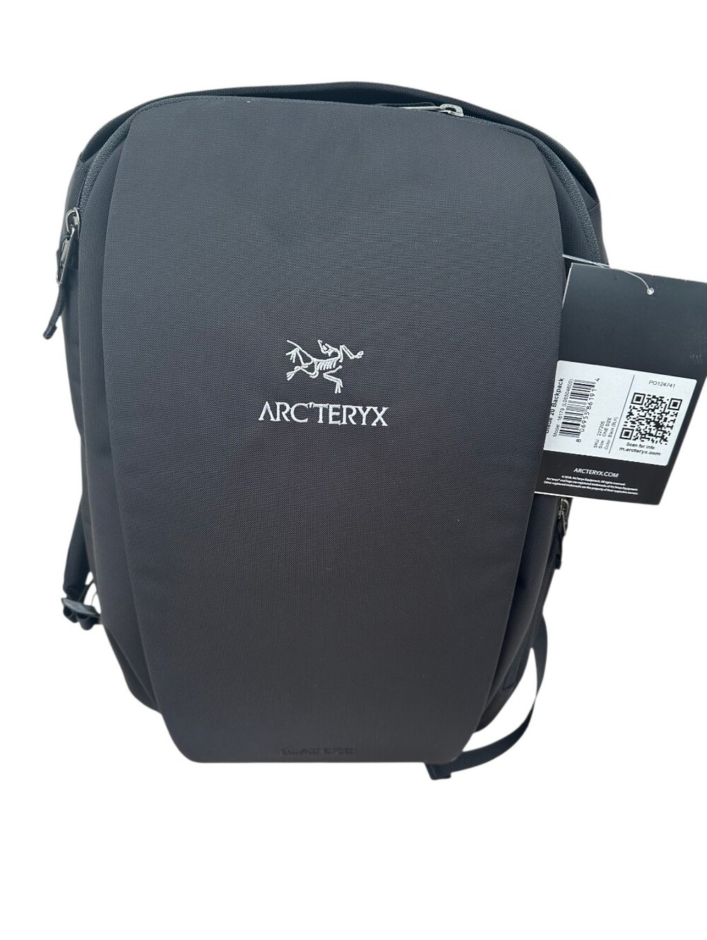 Arc'teryx Black Men's Backpack with White Logo